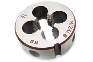 YODAOKE HSS 12mm x 1.5 Metric Die Right Hand Thread M12 x 1.5mm Pitch