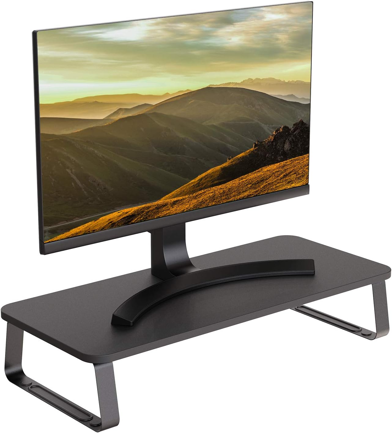 WALI Particle Board Monitor Stand Riser 24 Inch Ergonomic Desk Tabletop