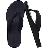 KuaiLu Flip Flops for Women with Arch Support Yoga Mat Comfortable Summer Beach Walking Thong Cushion Sandals Slip On Indoor Outdoor