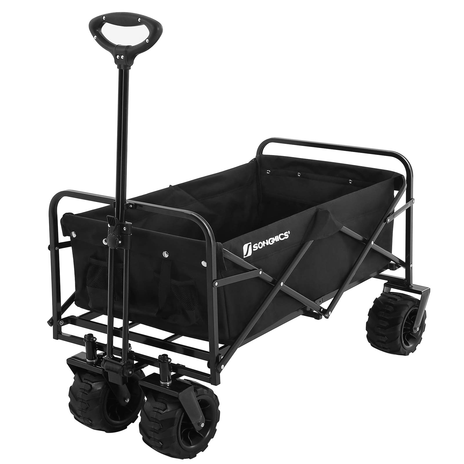 Buy SONGMICS Garden Trolley, 86L Hand Trailer with Handle, 4 Reinforced