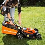 Yard Force 40V Cordless Lawn Mower 32cm Cutting Width 30L Bag 5 Heights view 5