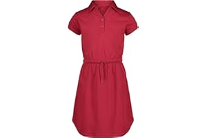 Nautica Girls School Uniform Short Sleeve Polo Dress