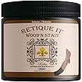 Retique It Wood'n Stain - Liquid Wood Gel Stain Interior/Exterior (16 oz (Pint), 50 Dark Pecan)