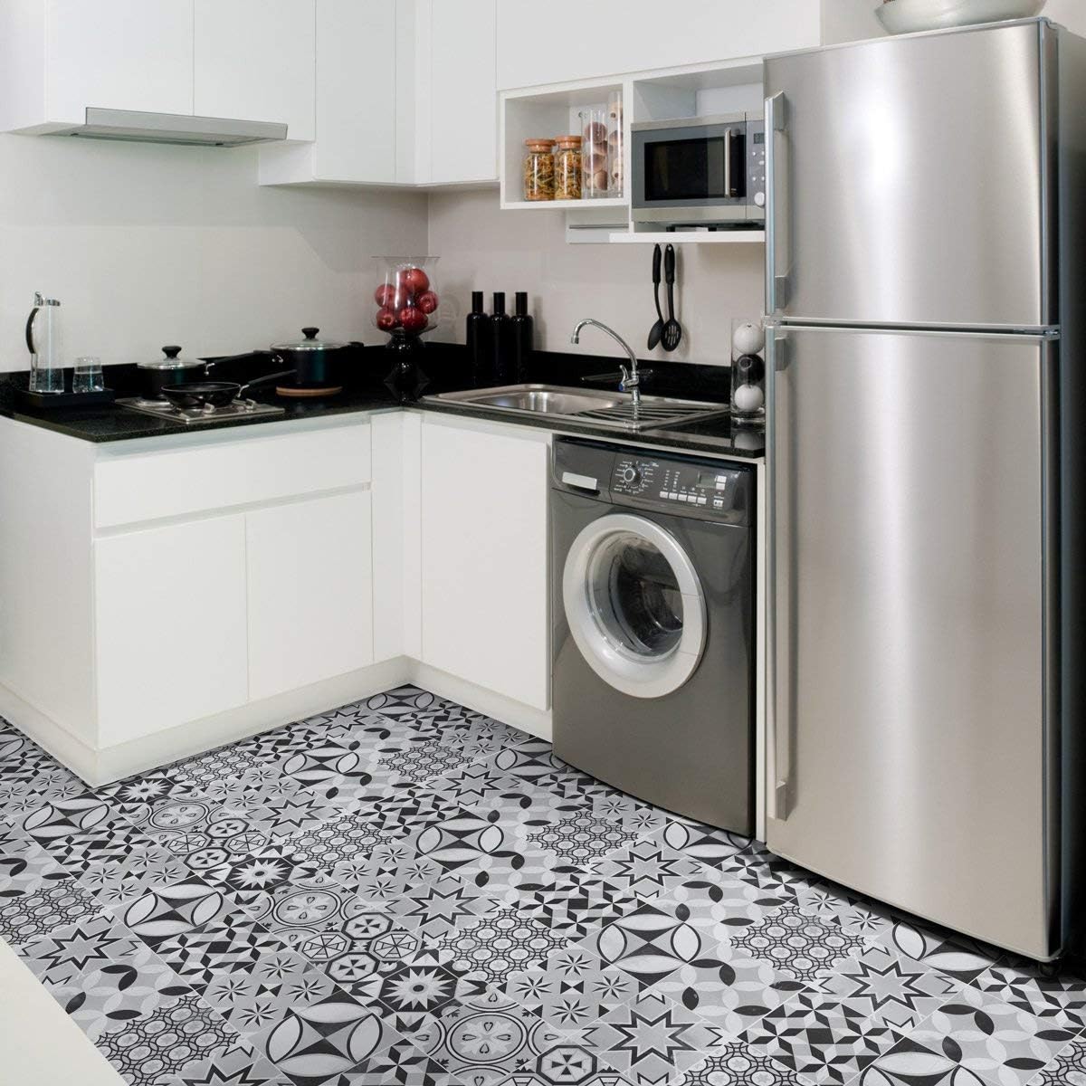 ambiance-live col-floor-rv-0558 Adhesive Stickers, Multi-Colour, Multicolored - Image 3