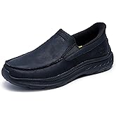 Skechers Men's USA Pollard - Osgood Dual Gore Leather Moc Toe Slip-Ins Loafer