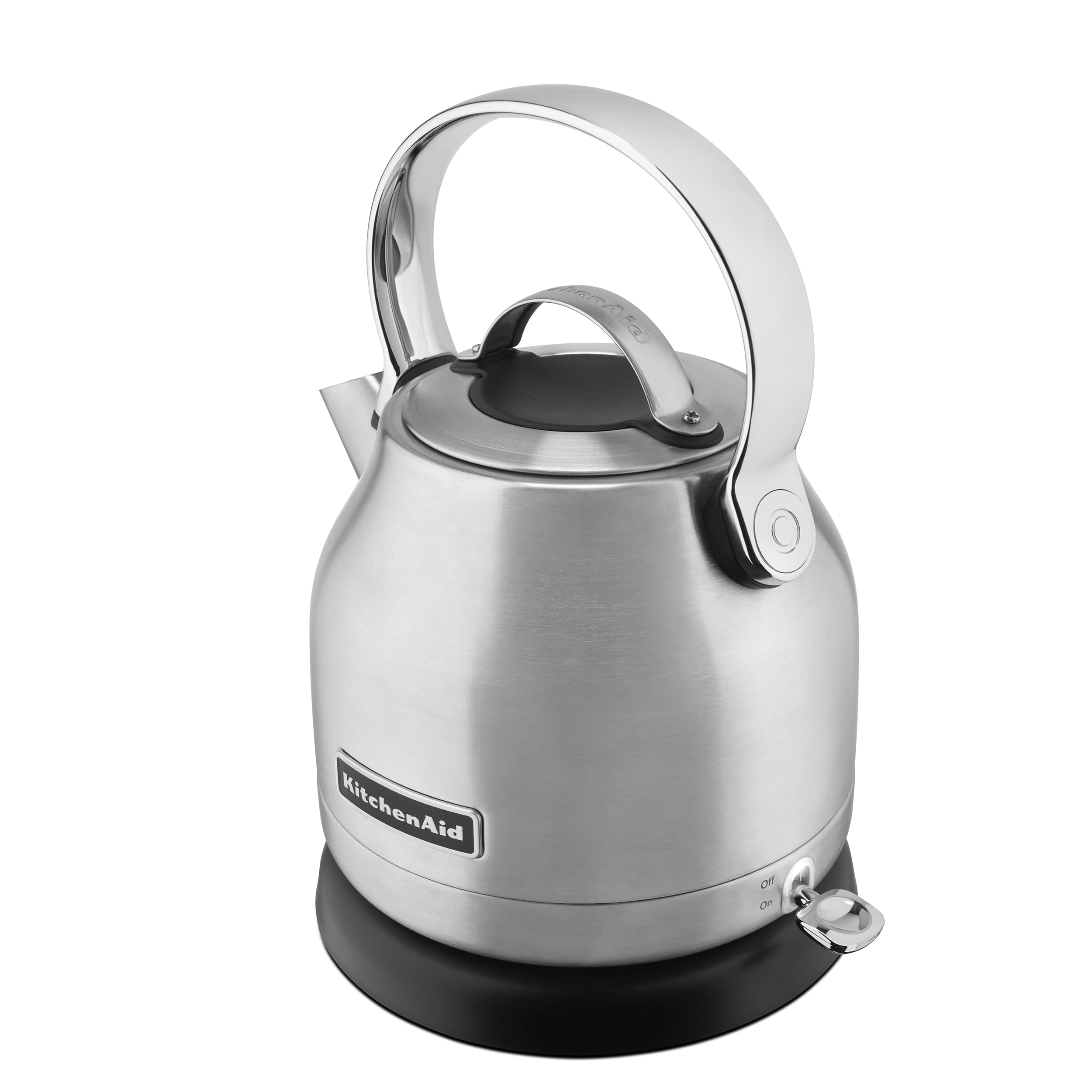 KitchenAid KEK1222SX Hervidor eléctrico de 1,25 litros, acero inoxidable cepillado, pequeño