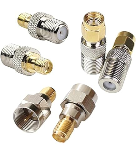 ACONRFTOL 4PCS UHF à F Connecteur Kit PL259 SO239 UHF à F RF
