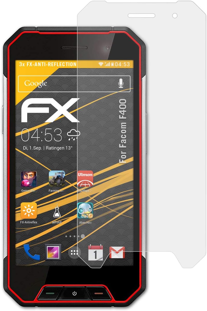 atfolix film protecteur compatible avec facom f400 film protection d ecran revetement antireflet hd fx protection d ecran 3x amazon fr high tech facom f400 film protection