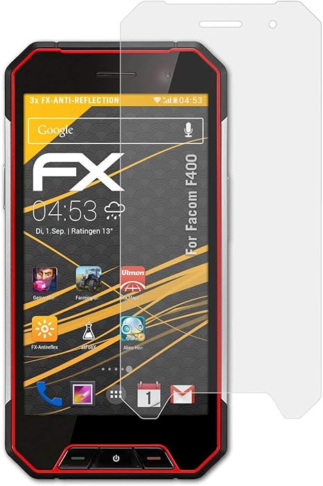 atfolix film protecteur compatible avec facom f400 film protection d ecran revetement antireflet hd fx protection d ecran 3x amazon fr high tech facom f400 film protection