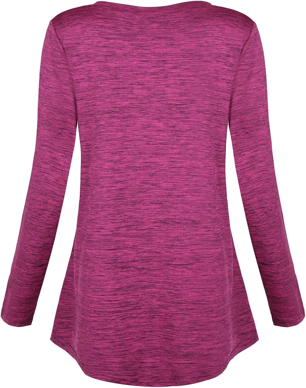 long sleeve v neck workout top