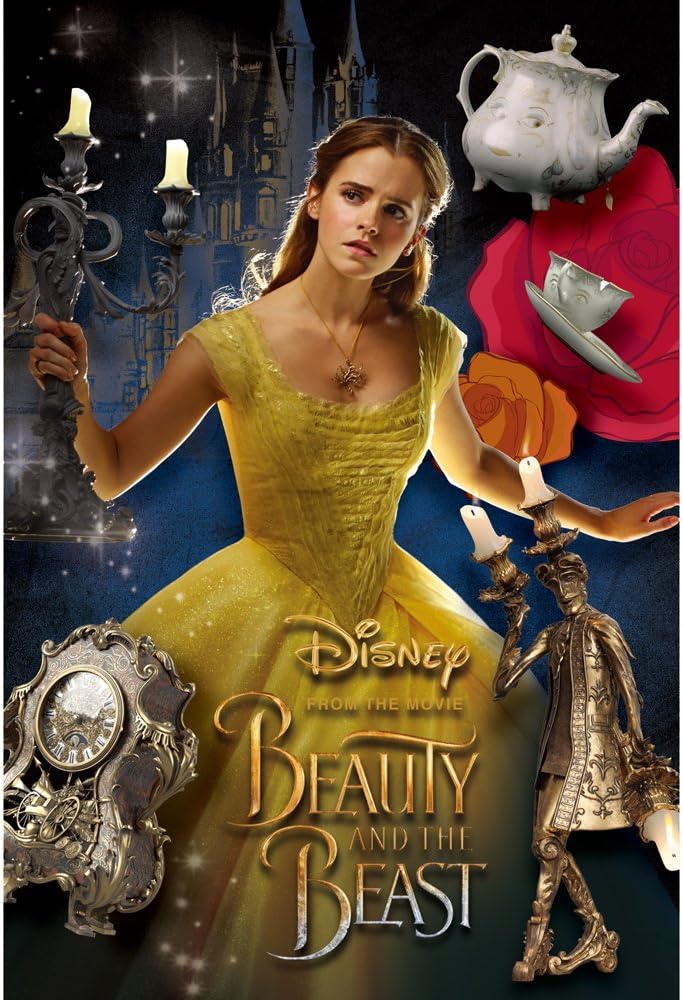 Disney Beauty and The Beast"Bell and Friends" 3D Lenticular Card/Postcard