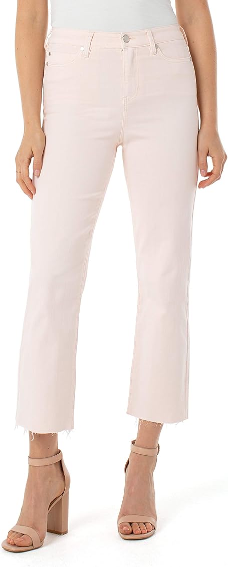 Stevie Hi-Rise Stovepipe Cut Hem Jeans 