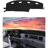 SKYLOTEC Dash Cover for Dodge RAM 1500 2500 3500 1994-1997 | for Dodge RAM Accessories Dashboard Mat, Non-Slip Carpet Pad Carpet Sunshade Protector Black