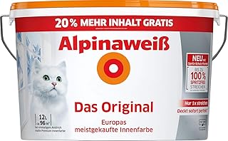 Alpina Farben Alpinaweiß Das Original mit Spritz-Schutz-Formel