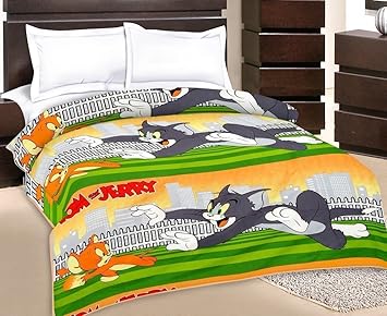 Buy Monil Polyester Tom And Jerry Cartoon Character Kids Single