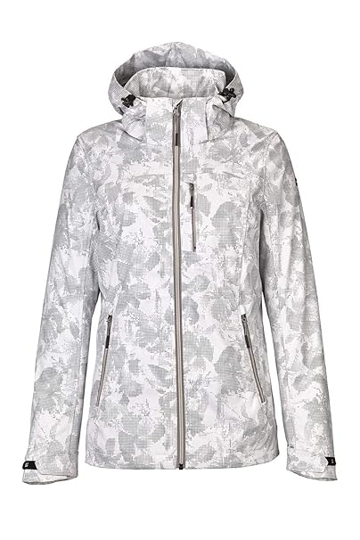 Killtec Damen Julia Allover Softshelljacke Mit Abzippbarer Kapuze