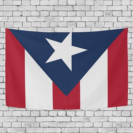 Amazon Com Xuwu Puerto Rico Pr Flag Tapestry Wall Hanging For