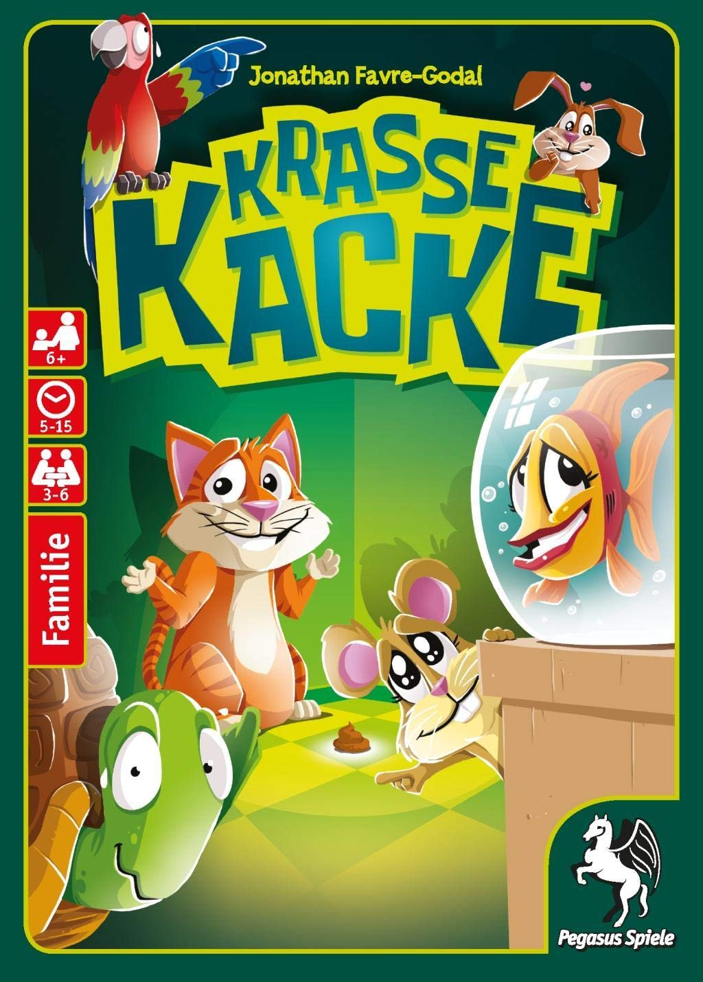 Pegasus Spiele - Krasse Kacke (Empfohlen Spiel des Jahres 2019), Colourful, 20016G