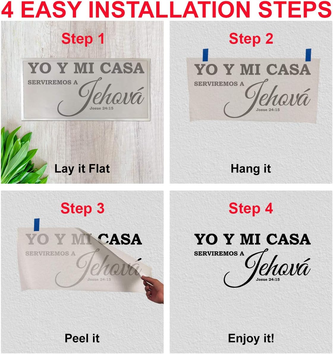 Amazon Com Walldecalquote Vinilo Decorativo Para Pared Yo Y Mi