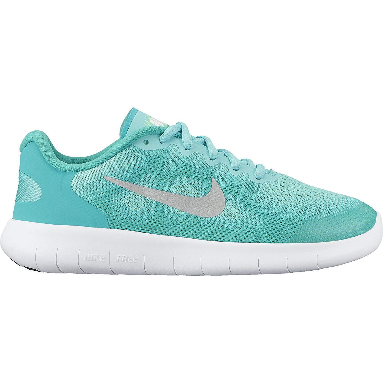 NIKE Free Rn 2017, Unisex Sneaker, Green, Women 2