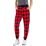 womens buffalo plaid pants