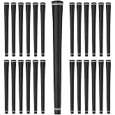 Karma Revolution 360 Golf Club Grips &amp; Grip Kits for Men, Rubber | No Alignment Necessary, Easy Install, Single, 9, 13, 25 Packs, Standard Midsize Oversize Jumbo Choices