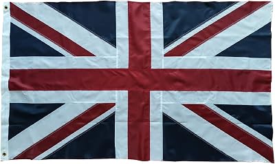 TCTOHZNG Union Jack 3x5 ft Flag Sewn Stripes Brass Grommets Outdoor