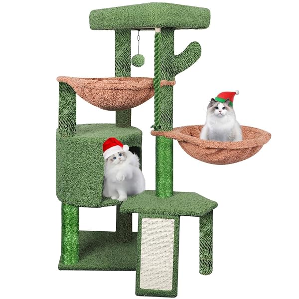 WANG XIN THREE LAYER CAT TREE WITH CAT...