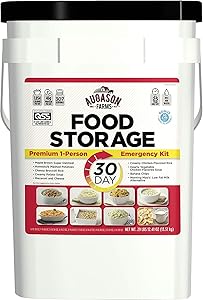 Augason Farms 30-Day Emergency Food Storage Supply 29 lb 4.37 oz 8.5 Gallon Pail (Pack of 1)