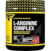 Primaforce L-Arginine Complex Powder (30 Servings Per Bottle | Mixed Berry) Powerful Protein Building Supplement for Maximum Gains