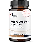 Designs for Health ArthroSoothe Supreme - Joint Support Supplement for Adults with Glucosamine Sulfate, Quercetin, Green Lipped Mussel, MSM, Chinese Skullcap + More - Non-GMO (120 Capsules)