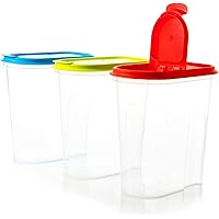 Xrten Vorratsdosen Set 5-teilig - Schüttdosen Mit Klappdeckel Transparent