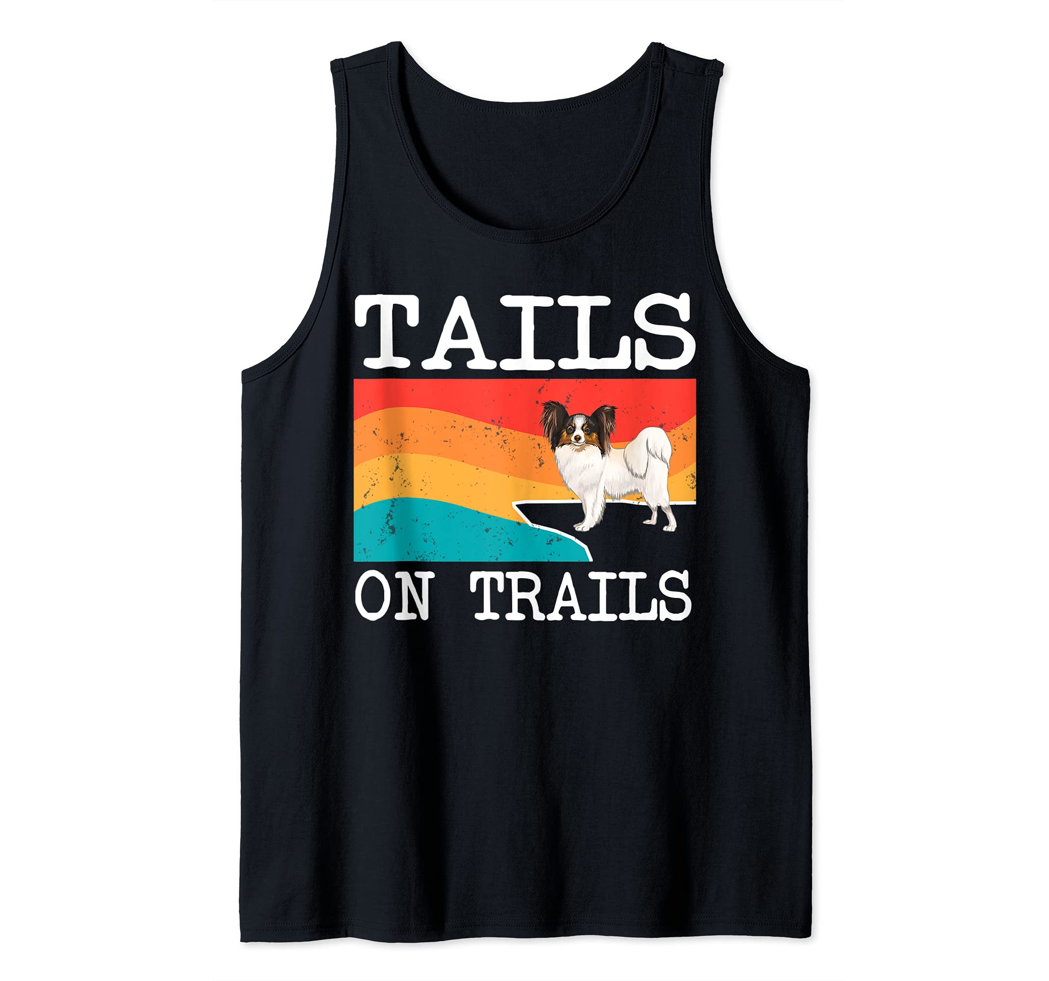 Tails On Trails Soft Coated Wheaten Terrier Dog Funny Hiking Tank Top