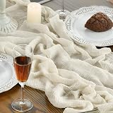 Artoid Mode Boho Beige Gauze 300 cm Table Runner Polyester view 5