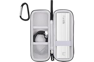 WORFTY Case for Fanttik E1 Max/NEX E1 Electric Screwdriver, Storage Case Compatible with Fanttik E1 Max/NEX E1/AMAZING FLOWER 3.7V Mini Precision Screwdriver, Box Only (Black-Grey)