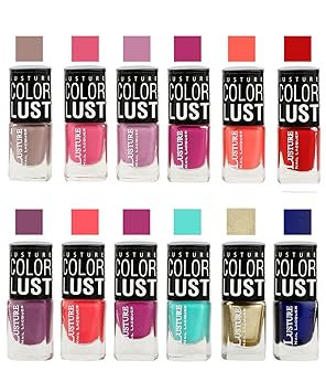 Ramble Unique Lustre Nail Polish - Set of 12
