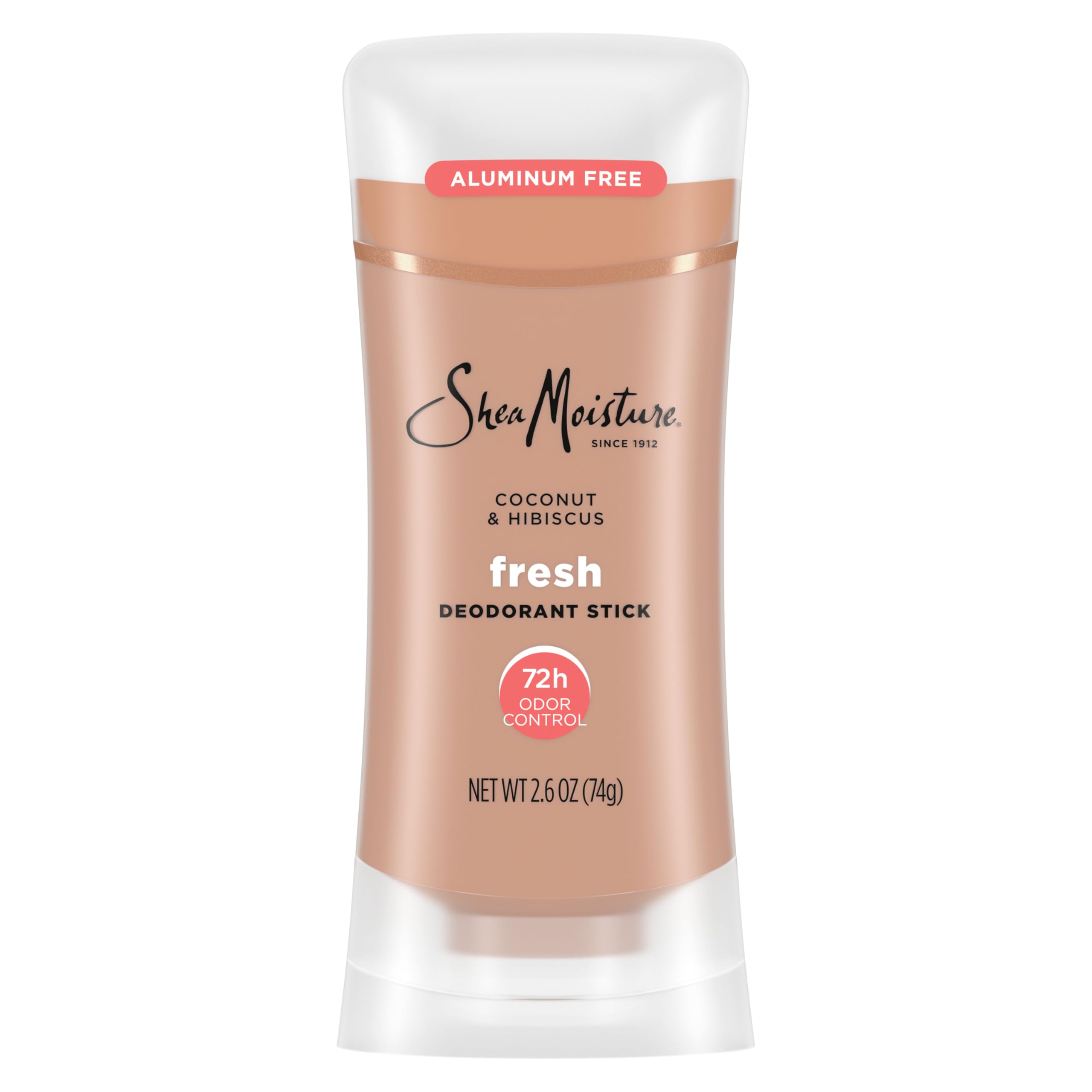 Photo 1 of SheaMoisture Deodorant Stick 72h Odor Control Coconut & Hibiscus Fresh Aluminum Free 2.6 oz