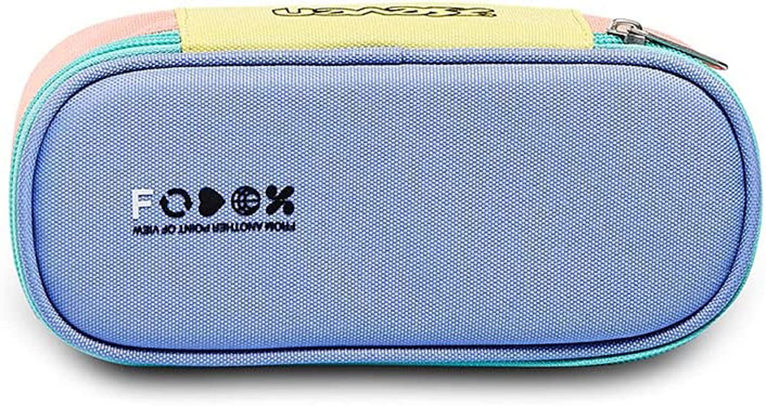 Seven ROUND PLUS FEDEZ X SEVEN - Child Pencil Case, School Pen Holder, Taglia Unica