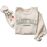 Famitrendz Custom Sport Mom Sweatshirt with Kids Names and Jersey Number, Personalized Sports Mama Shirt for Women, Sport Mom