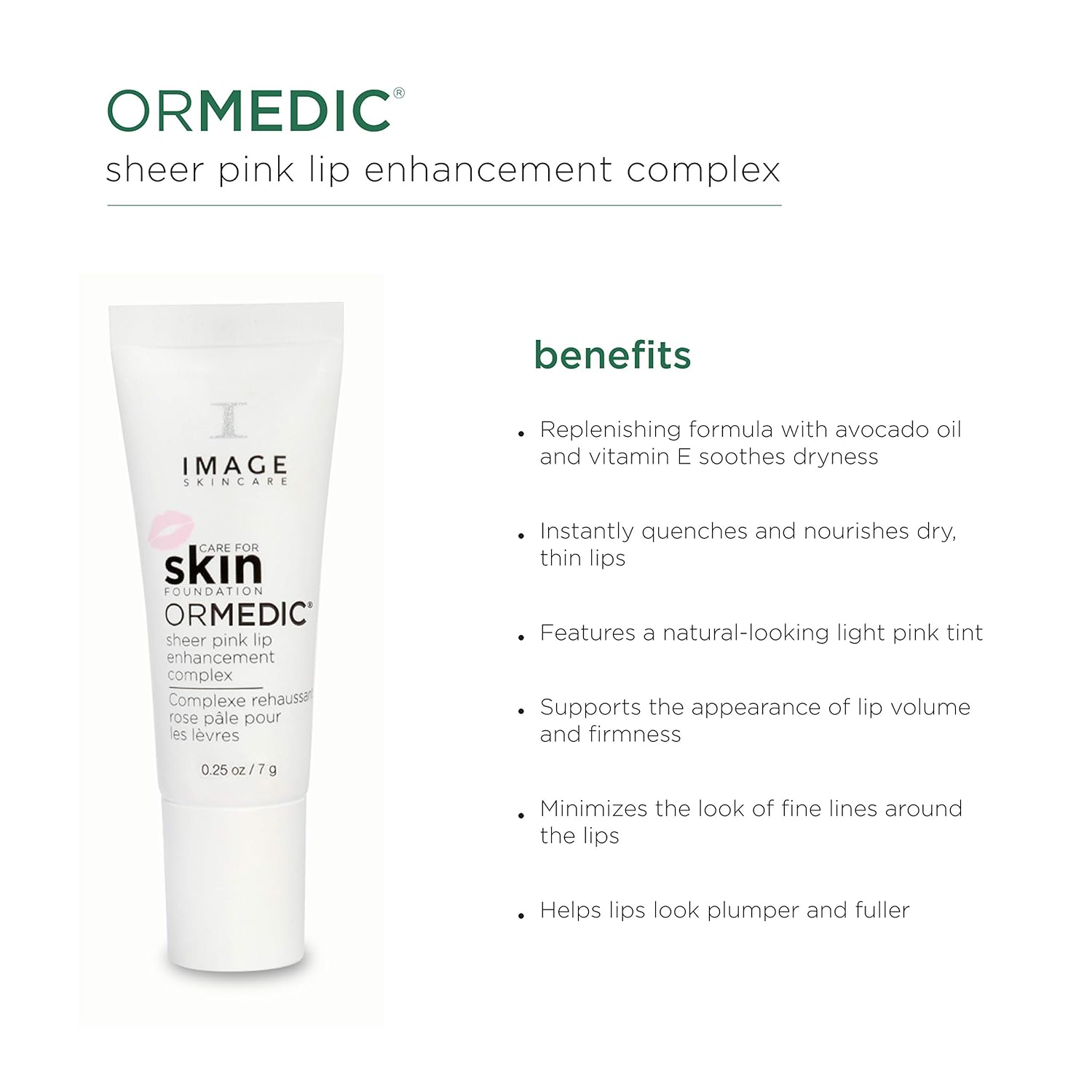 Image Skincare Ormedic Tinted Lip Enhancement Complex: Premium Beauty