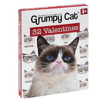 Amazon グランピーキャット バレンタインカード 32枚