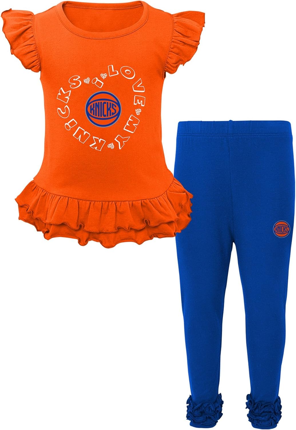 Outerstuff NBA Kids Team Love Ruffle Shirt and Pant Set