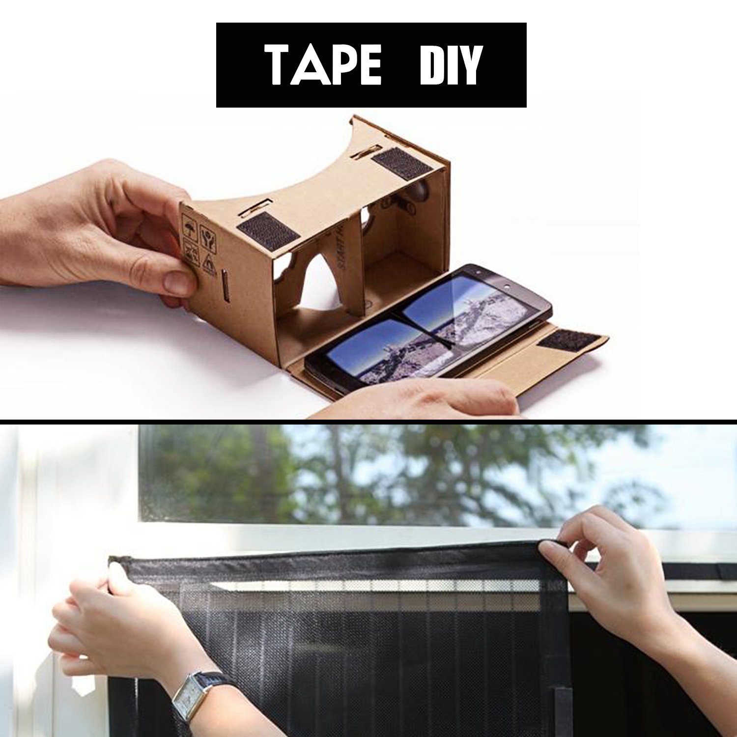 Velcro Strips Self Adhesive, XIAO MO GU Velcro Fastening Loop Tape 10m x 20mm (White)