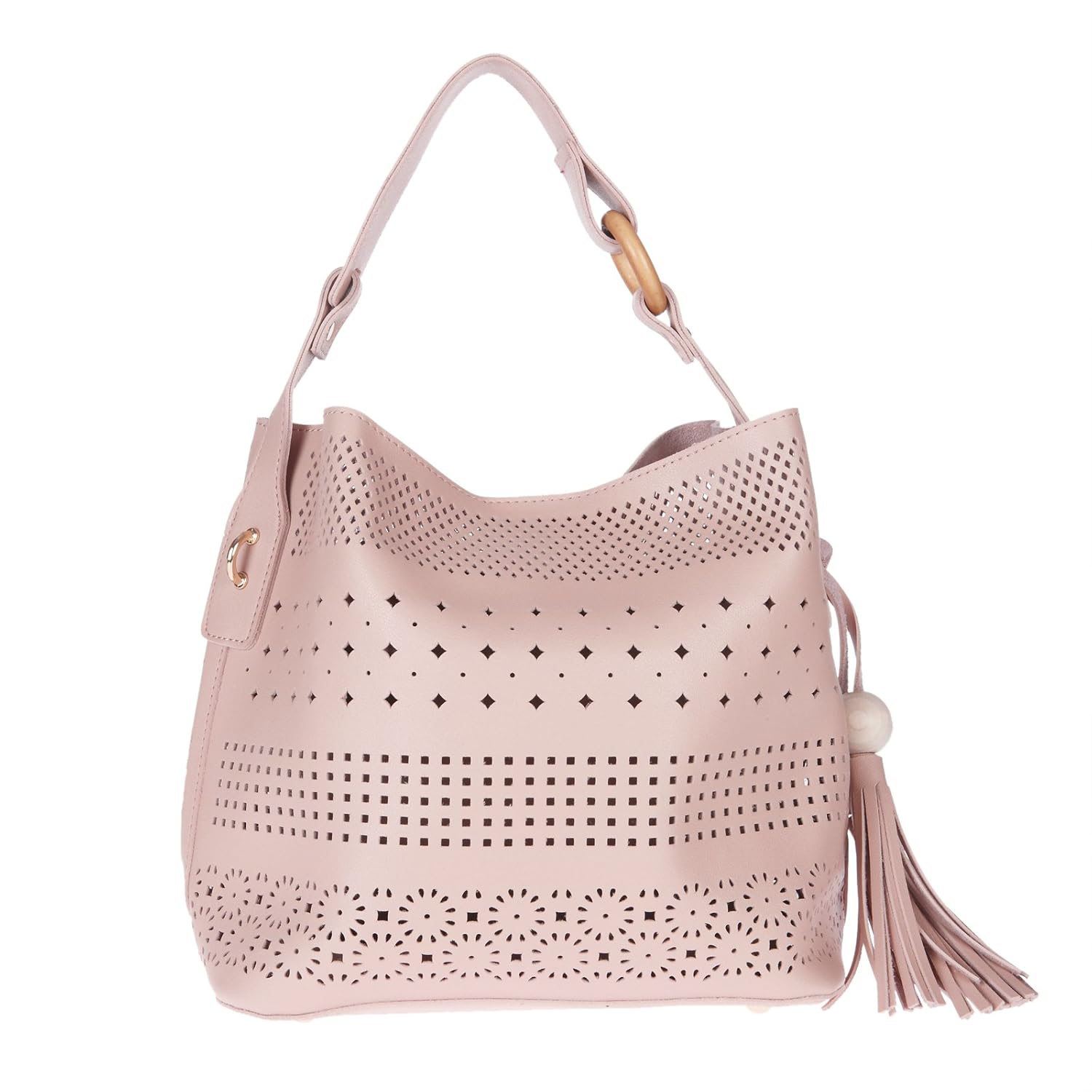 fur jaden women's pu pink sling bag