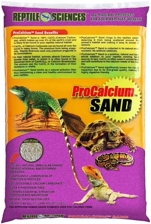 Reptile Sciences Terarium Sand, 10-Pound, Purple