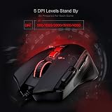 Redragon M612 Predator RGB Gaming Mouse 8000 DPI 11 Buttons Wired view 6