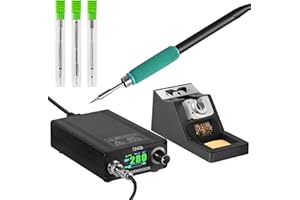 Soiiw T245b Soldering Station DIY Electronic Welding Iron Tips Handle Aluminum Alloy Case & Handle Bracket 100-240V 180W US P