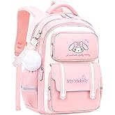 Many Rainbows My Melody Japanese Cartoon Character Backpack School Bag Travel Bag