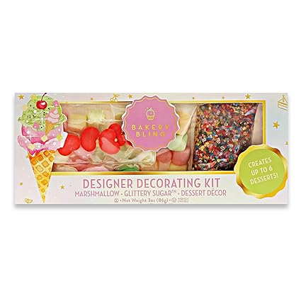 Amazon Com Bakery Bling Edible Designer Sugar Decorating Kit