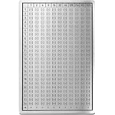 SATORILOCK MEGA TABLET Crypto Seed Storage &ndash; Large Double-Sided Stainless Steel Seed Phrase Backup Plate, 48 Word Capacity (24&times;2), Mirror Finish Metal Wallet, BIP39 Compatible